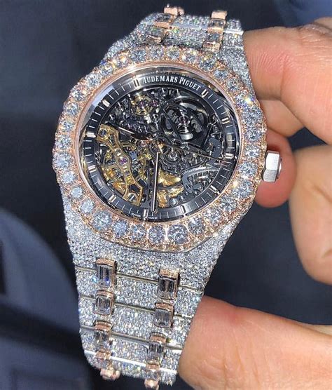 iced out audemars piguet fake|audemars piguet iced out skeleton.